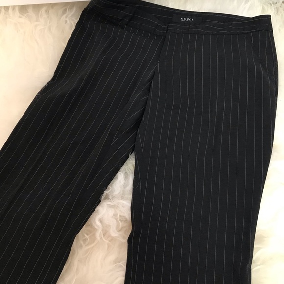 Gucci Wool Mid-Rise Pants - Picture 2 of 5